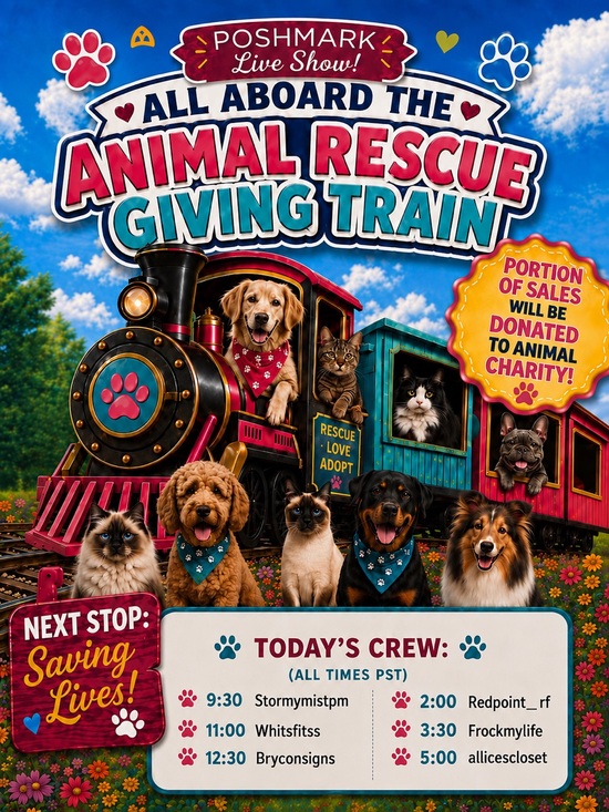 Other - 🐾🐾  Animal Rescue Giving Train 🚂 🐾🐾 Sept -Save the date: 9/26